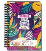 Negi A4 Spiral NoteBook 374 Page Pack of 1