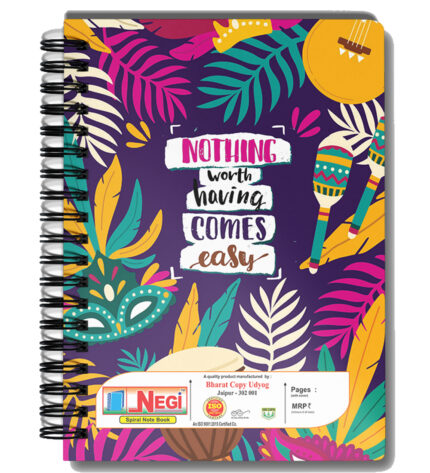 Negi A4 Spiral NoteBook 374 Page Pack of 1