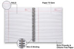 Negi A4 Spiral NoteBook 374 Page Pack of 1 - Image 5