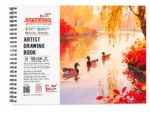 Hawamahal A4 Sketch Book 125 GSM – 50 Sheets | Spiral Bound Artist Drawing Book