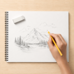 Hawamahal A4 Sketch Book 125 GSM – 50 Sheets | Spiral Bound Artist Drawing Book - Image 7